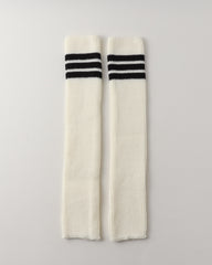 여성용 레그 워머 스트라이프 파일 따뜻하고 편안하며 다용도