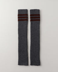 여성용 레그 워머 스트라이프 파일 따뜻하고 편안하며 다용도