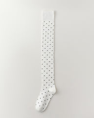 여성용 오버니 양말 도트 무늬 면 다용도