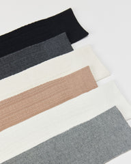 여성 오버 니 니 양말 케이블 니트 코튼 다용도