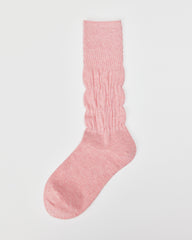 Women Crew Socks Twist Pile Pink Soft Colorful Comfortable