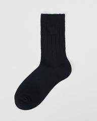 여성용 더블 니들 크루 양말 소프트 스타 패턴 다용도