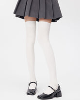 Women Over The Knee Socks Cable Knit Cotton Versatile