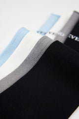 여성 레터링 무릎 양말 수제 항균 쿨 스타일