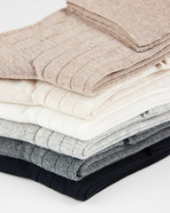 여성 미우 시리즈 무릎 양말 수제 항균