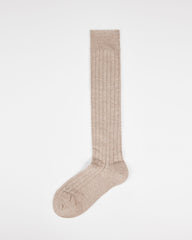 여성 미우 시리즈 무릎 양말 수제 항균