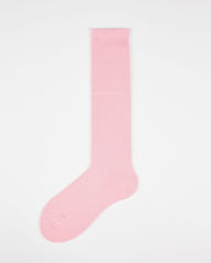 여성용 스트라이프 압박 무릎 양말 수제 항균