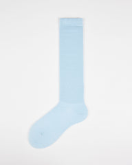 여성용 스트라이프 압박 무릎 양말 수제 항균