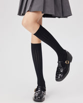 女款Miu系列及膝襪子手工縫製抗菌