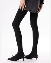 Women Ribbed Pantyhose Slim Fit High Waist Tights Fashion Styling