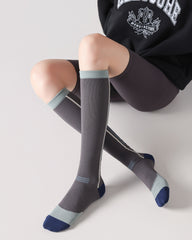 Women Pressure Cycling Socks Knee High Comfort Fit
