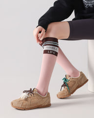 Women Pressure Cycling Socks Knee High Comfort Fit