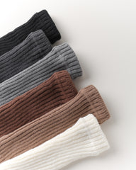 Women Footie Leg Warmers 3D Stripe Warm Comfortable