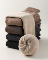 여성용 니하이 양말 테리 루프 가을 패션 편안함