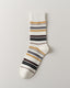 Women Vintage Striped Crew Socks Retro Colorful Design Soft - SWEET NANA