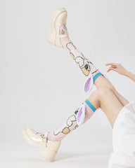 Party Exaggerated Bunny Knee High Socks 3D Big Ears Shy Rabbit Fun Calf Socks