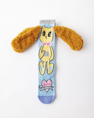 Party Exaggerated Puppy Knee High Socks 3D Fluffy Big Ears Cute Dog Fun Calf