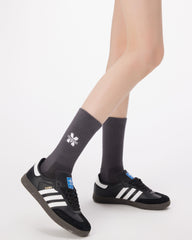 여성 크루 양말 테리 코튼 소프트 스포츠 쿠셔닝 컴포트 양말