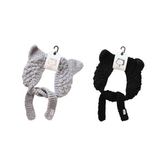 2-Pack Handmade Coral Velvet Earmuffs 3D Animal Ear Cute Warm Headwear