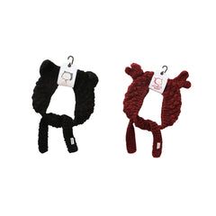 2-Pack Handmade Coral Velvet Earmuffs 3D Animal Ear Cute Warm Headwear