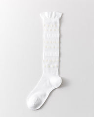 女款及膝襪子超薄網眼舒適