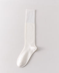 여성 솔리드 니하이 루즈 삭스 소프트 스트레치 컴포트 핏