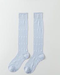 Women Knee High Socks Heart Mesh Comfortable