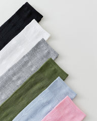 Women Knee High Socks Heart Mesh Comfortable