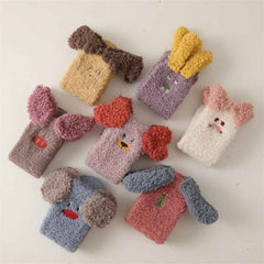 Adults Kids Crew Socks Large 3D Cartoon Series Fuzzy Thick Warm Soft Non Slip Socks