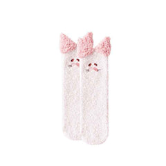 Adults Kids Crew Socks Large 3D Cartoon Series Fuzzy Thick Warm Soft Non Slip Socks