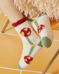 Sweetnana Women’s Cozy Crew Socks – Super Soft, Warm, and Fuzzy Colorful Socks, Ideal for Winter