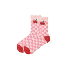 Sweetnana Women’s Cozy Crew Socks – Super Soft, Warm, and Fuzzy Colorful Socks, Ideal for Winter
