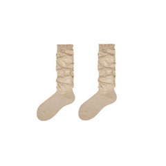 Ballet Fairy Series Women Knee High Cotton Socks Seamless Breathable Soft