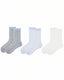 3-Pack Women Crew Socks Blue Mood Series Cotton Casual Fun - SWEET NANA