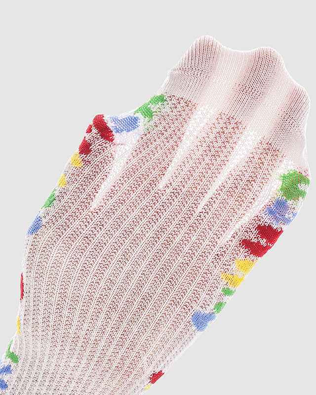 4-Pack Kids Cotton Crew Socks Color Plan Letter Cute Casual