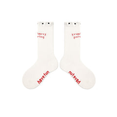 4-Pack Cute Cats Series Kids Crew Socks Girls Cotton Cute Socks