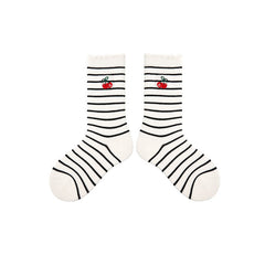 4-Pack Cute Cats Series Kids Crew Socks Girls Cotton Cute Socks