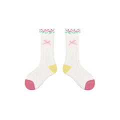 4-Pack Kids Cotton Crew Socks Dream Ballet Ruffle Cute Casual