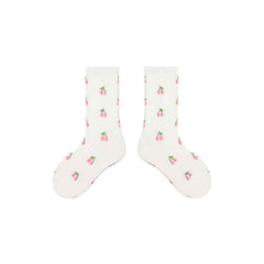 4-Pack Kids Cotton Crew Socks Dream Ballet Ruffle Cute Casual