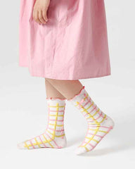 4-Pack Kids Cotton Crew Socks Dream Ballet Ruffle Cute Casual