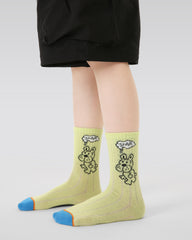 4-Pack Grunt Puppy Series Kids Boys Socks Mesh Cute Cartoon Socks