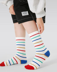 4 Pack Kids Baseball Puppy Series Cute Socks Casual Versatile Cozy