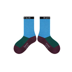 4-Pack Kids Crew Socks Combed Cotton Breathable Sweat-absorbent