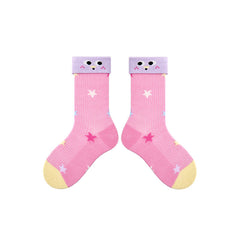 4-Pack Magic Star Bunny Series Kids Socks Thin Mesh Cotton Crew Socks
