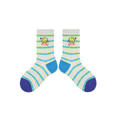 4-Pack Puppy Club Kids Mesh Breathable Cotton Crew Boys Socks