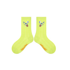 4-Pack Puppy Club Kids Mesh Breathable Cotton Crew Boys Socks