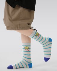 4-Pack Puppy Club Kids Mesh Breathable Cotton Crew Boys Socks