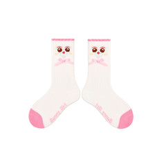 4-Pack Rainbow Bunny Series Kids Socks Thin Mesh Cute Girls Socks