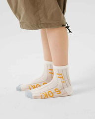 4-Pack Kids Cotton Ankle Socks Striped Story Breathable Stripe Casual