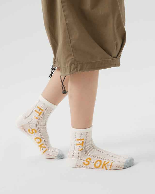 4-Pack Kids Cotton Ankle Socks Striped Story Breathable Stripe Casual